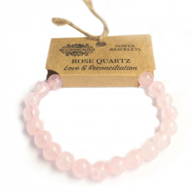 Bracelet de puissance en quartz rose