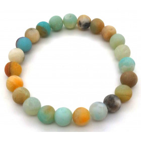 bracelet pierre naturelle en Amazonite 8mn