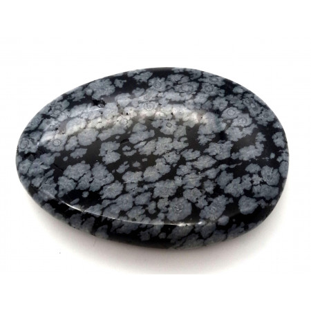 Galet Roulé Obsidienne Neige 4-7 cm