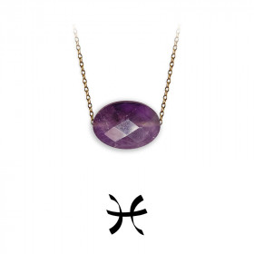Collier Poisson – Améthyste
