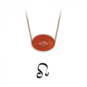 Collier Lion – Cornaline