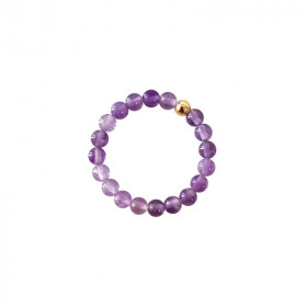 Bague Améthyste-Relaxation & Sagesse