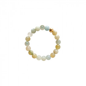 Bague en Amazonite-Communication & Bonheur