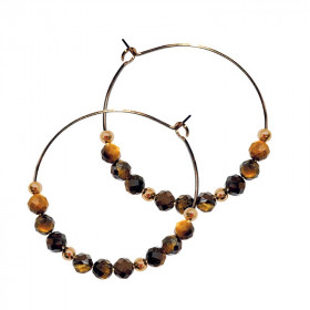 Créoles OEIL DE TIGRE