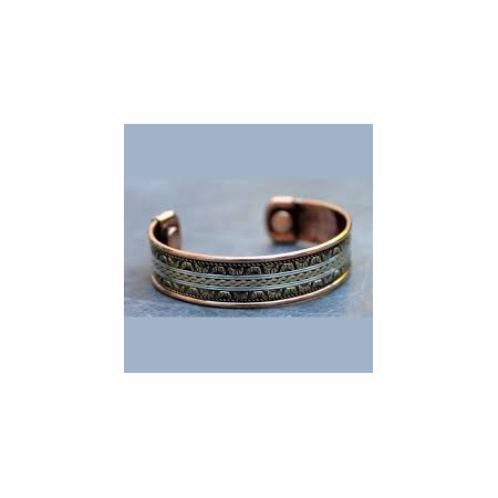 Bracelet cuivre  aimants modèle Large ( 1,5 cm). LIVRAISON OFFERTE
